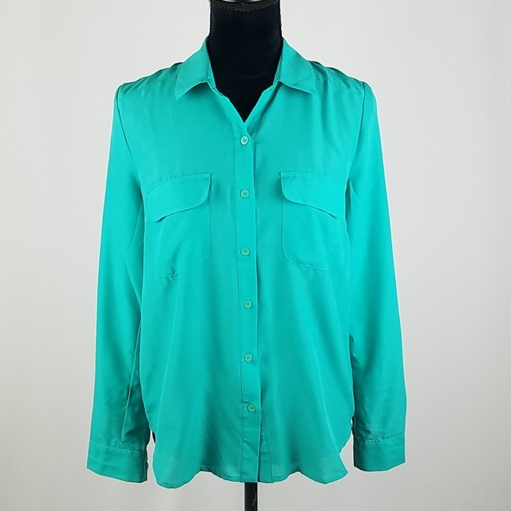 Coincidence & Chance women S long sleeve button down blouse academia career